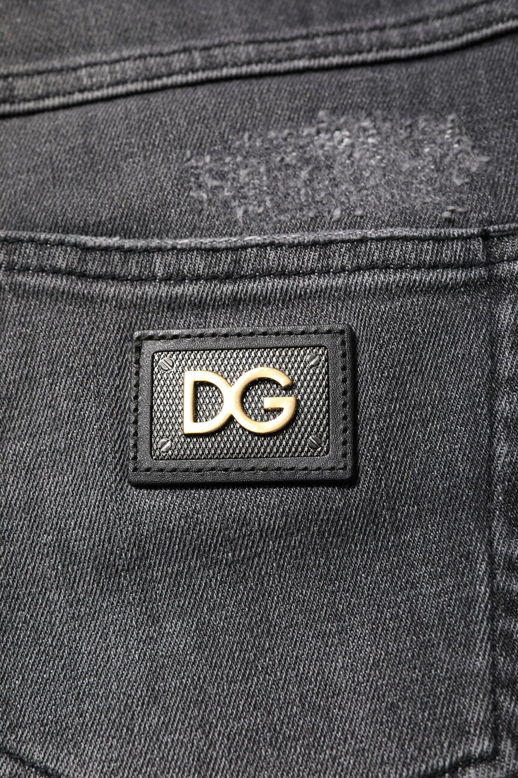 Dolce & Gabbana Dark Gray AUDREY Cotton Skinny Denim Jeans - Zeiniez