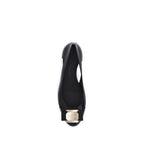 Ferragamo Black Pvc Ballet Flats - Zeiniez