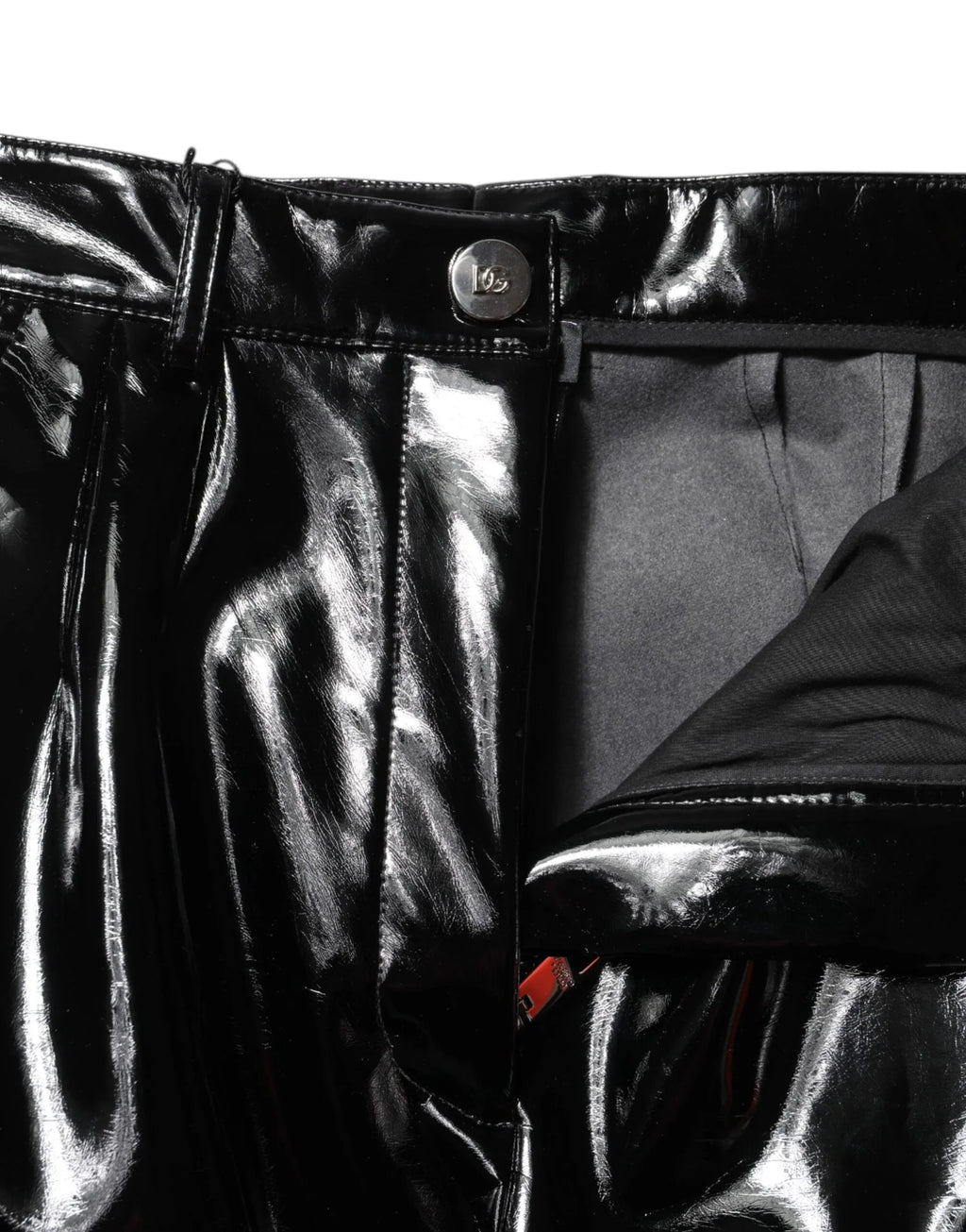 Dolce & Gabbana Black High Waist Cargo Bootcut Pants - Zeiniez