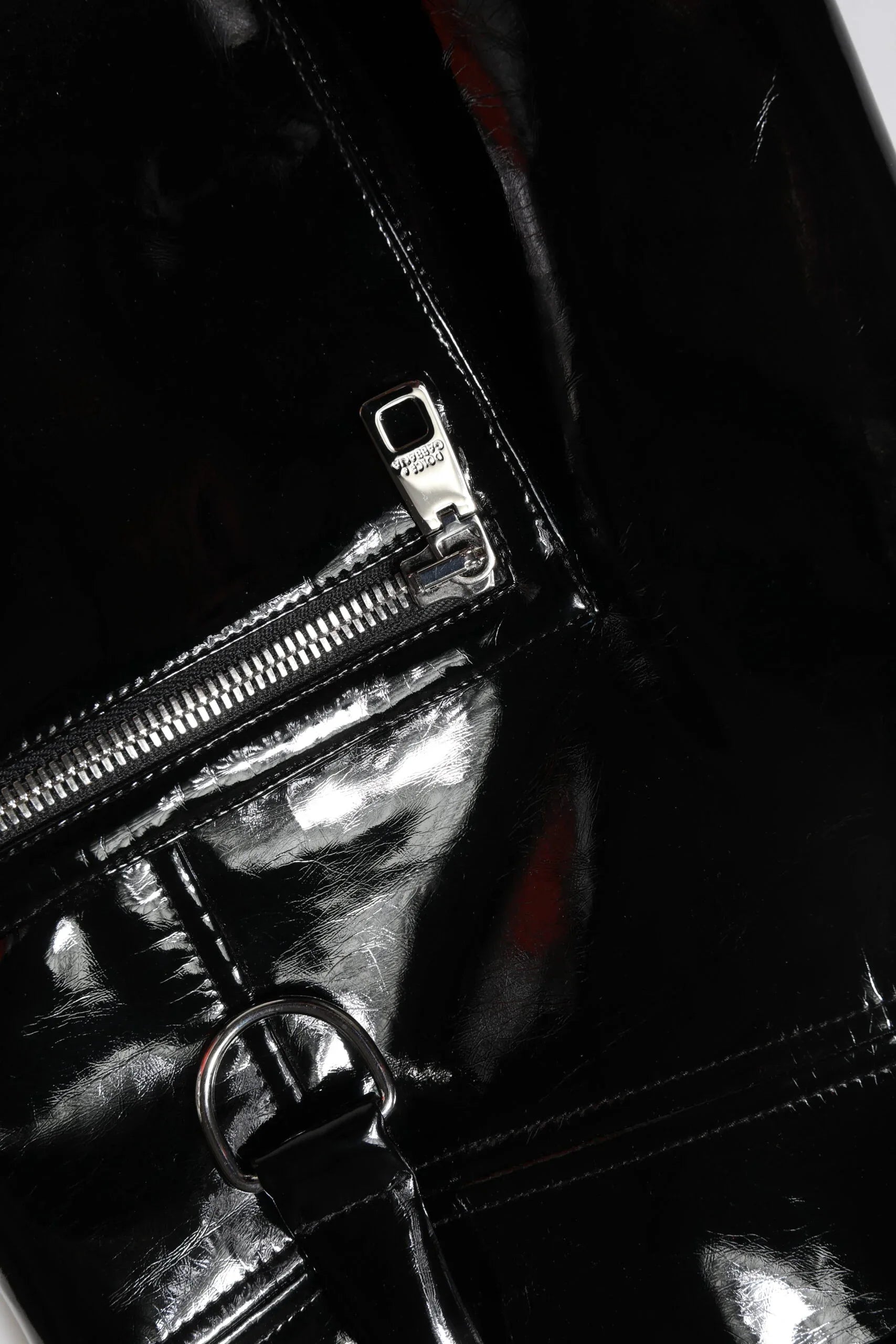 Dolce & Gabbana Black High Waist Cargo Bootcut Pants - Zeiniez