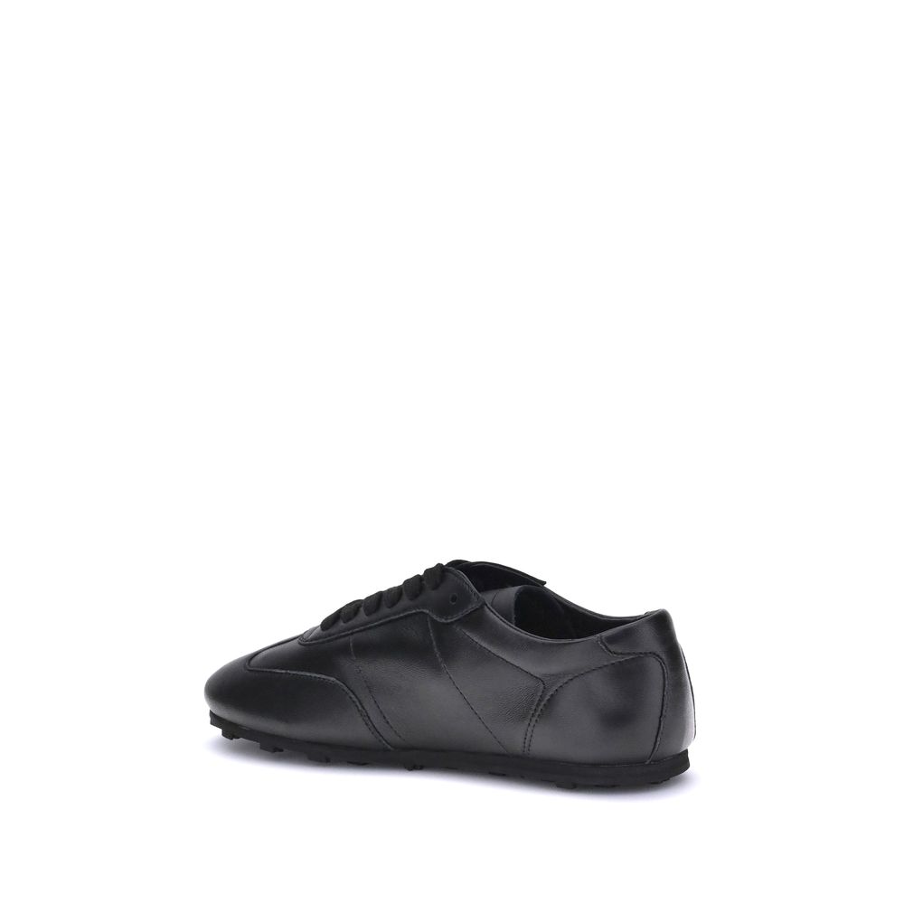 Marni Black Calf Leather Bos Taurus Athletic Sneakers - Zeiniez