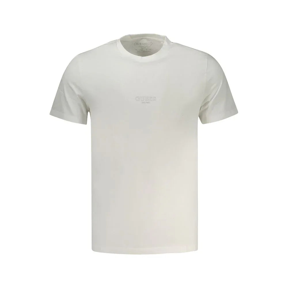 Guess Jeans Bianco Cotton Men T-Shirt - Zeiniez