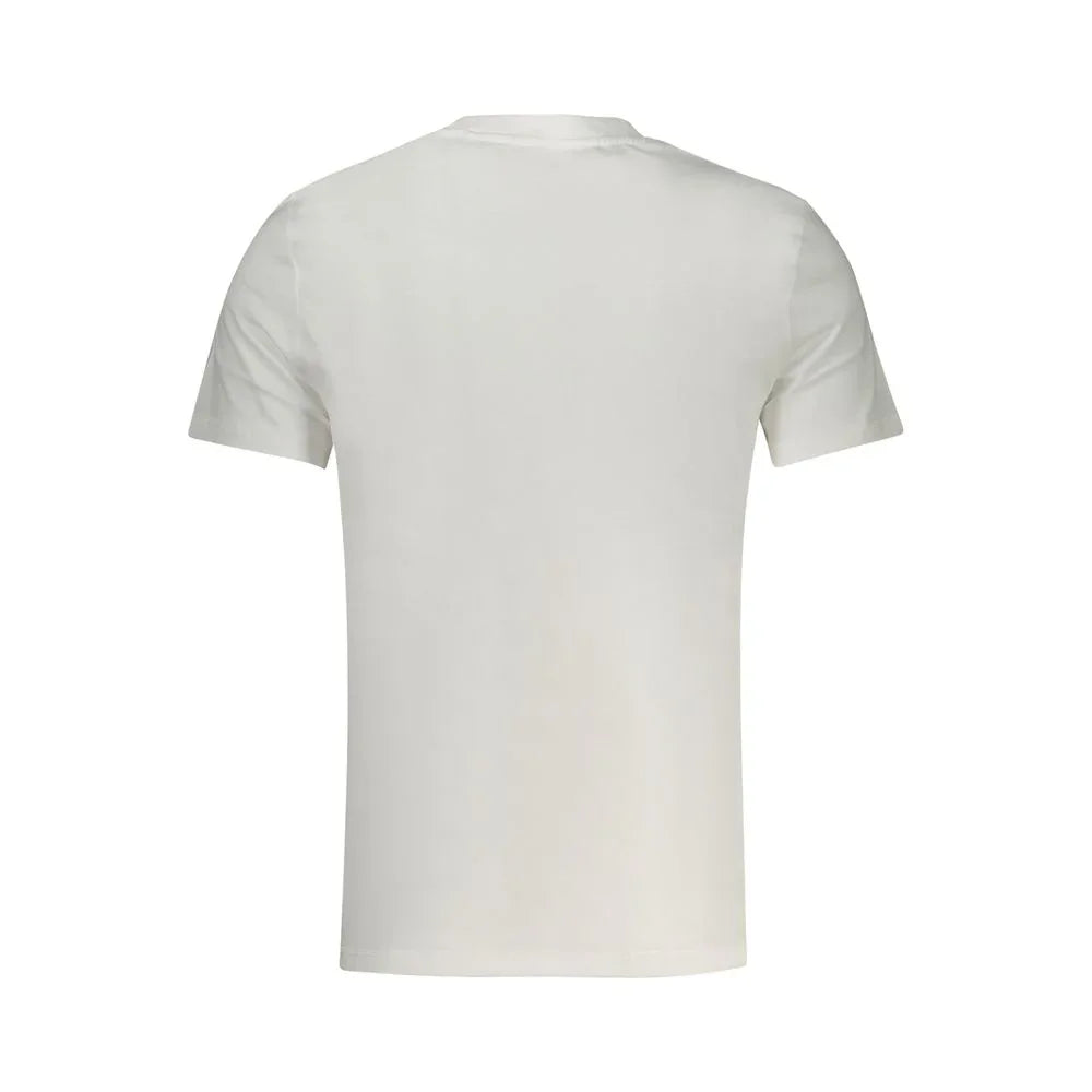 Guess Jeans Bianco Cotton Men T-Shirt - Zeiniez