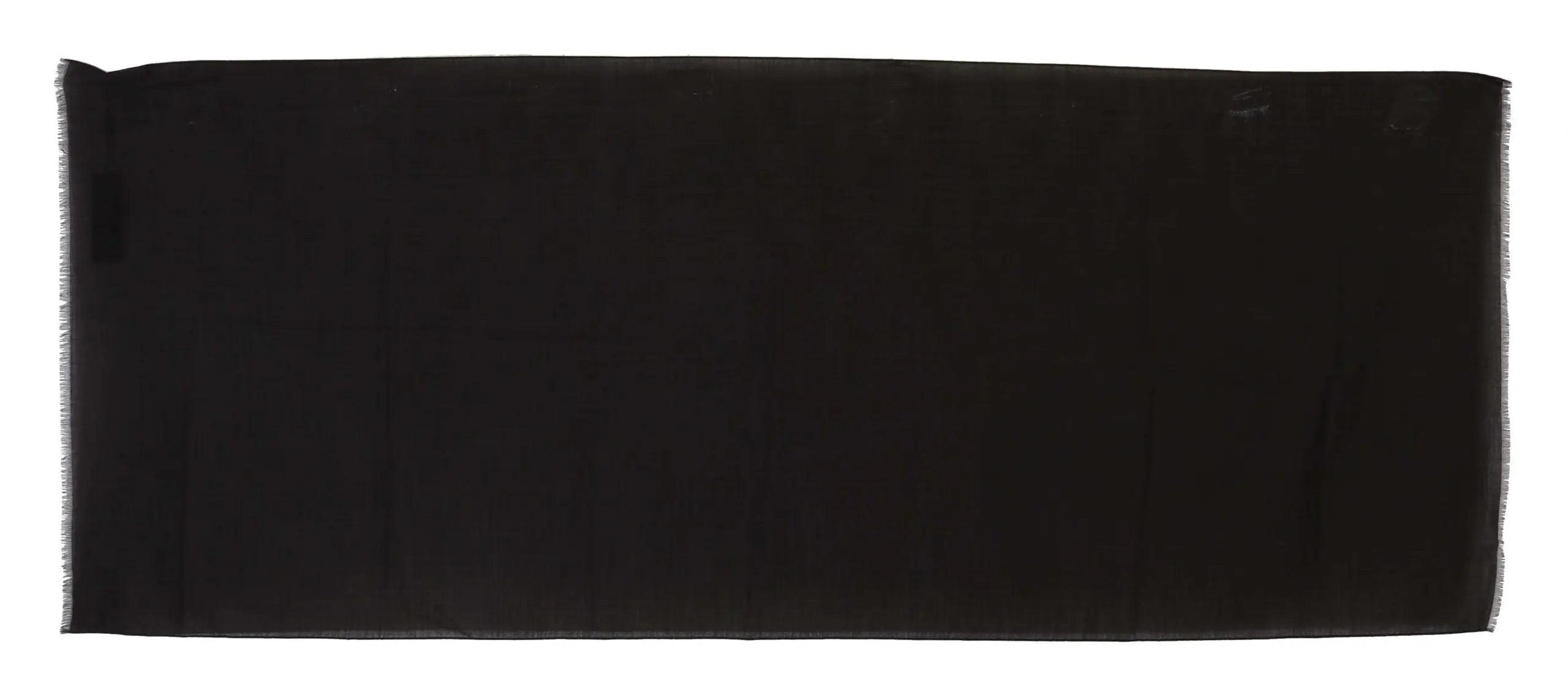 Dolce & Gabbana Dark Gray Virgin Wool Striped Pattern Wrap Scarf - Zeiniez