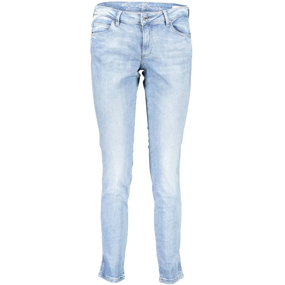 Guess Jeans Azzurro Organic Cotton Women's Jeans - Zeiniez