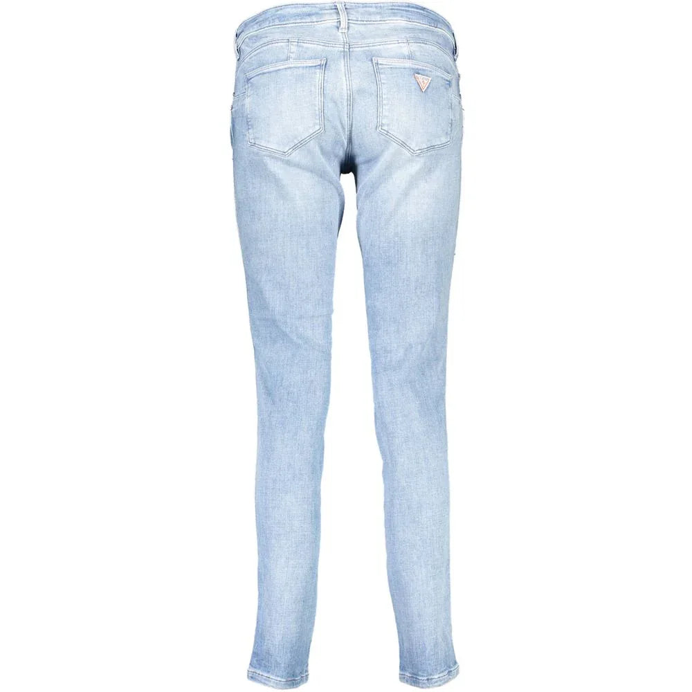 Guess Jeans Azzurro Organic Cotton Women's Jeans - Zeiniez