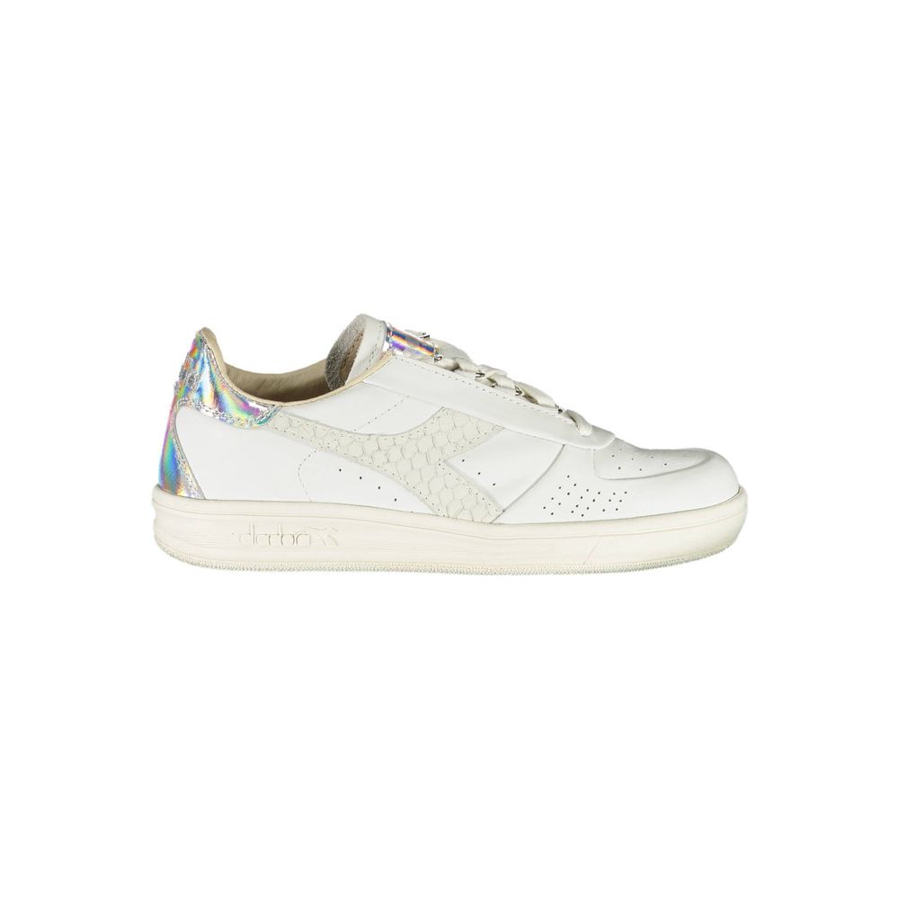 Diadora White Leather Women Sneaker - Zeiniez