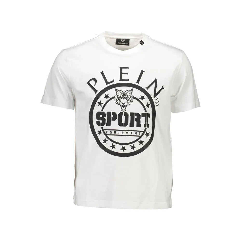 Plein Sport White Cotton Men T-shirt - Zeiniez