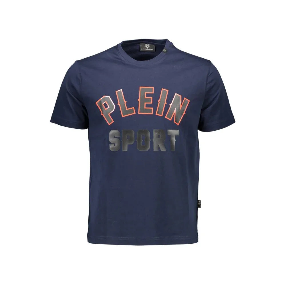 Plein Sport Blue Cotton Men T-Shirt - Zeiniez