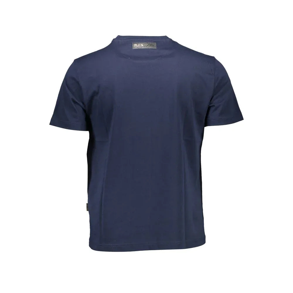Plein Sport Blue Cotton Men T-Shirt - Zeiniez