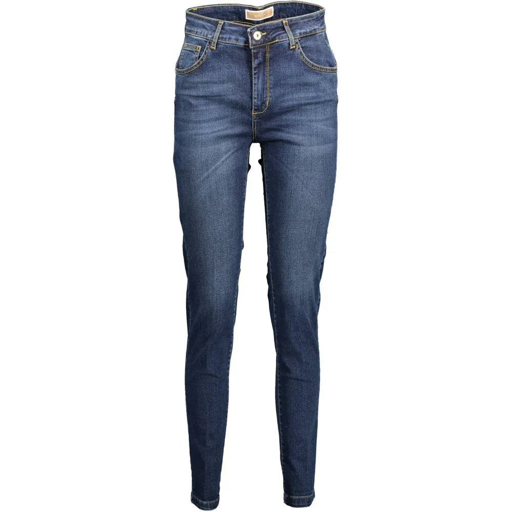Kocca Blue Cotton Women Jean - Zeiniez