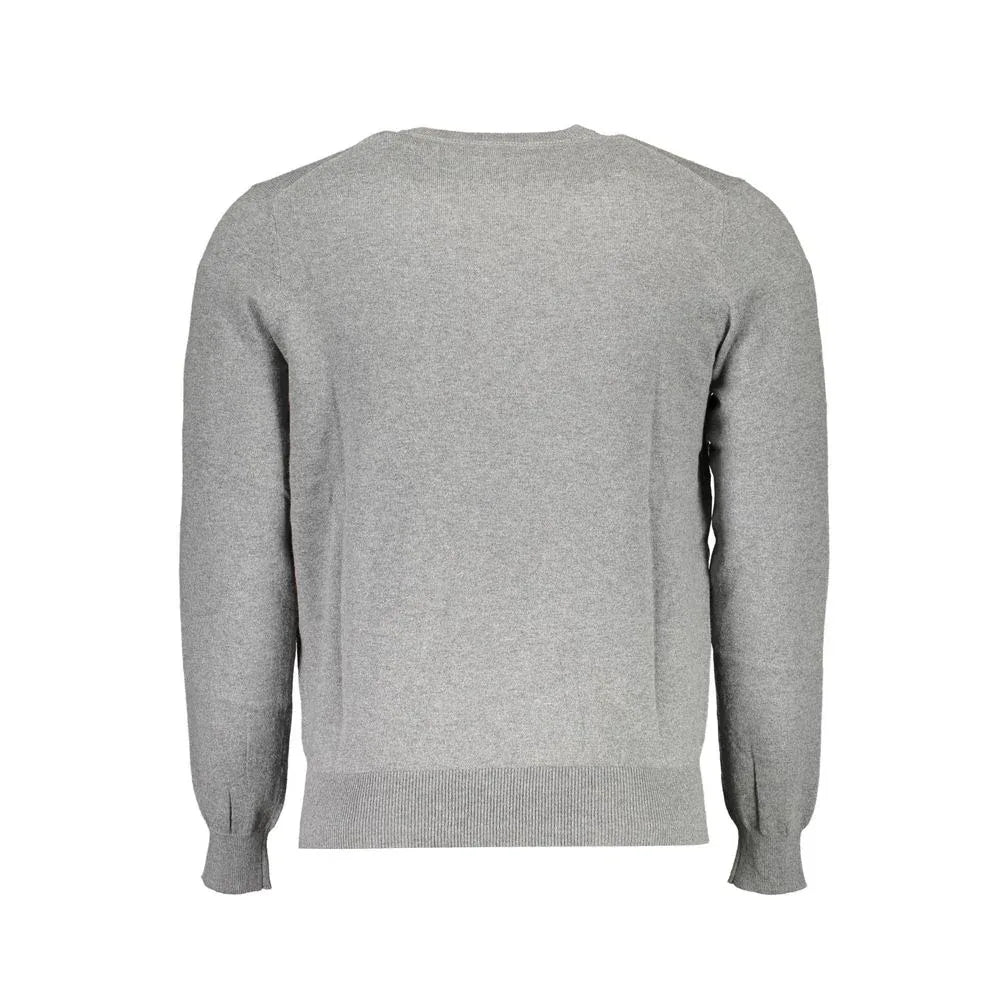 North Sails Grigio Cotton Men Sweater - Zeiniez