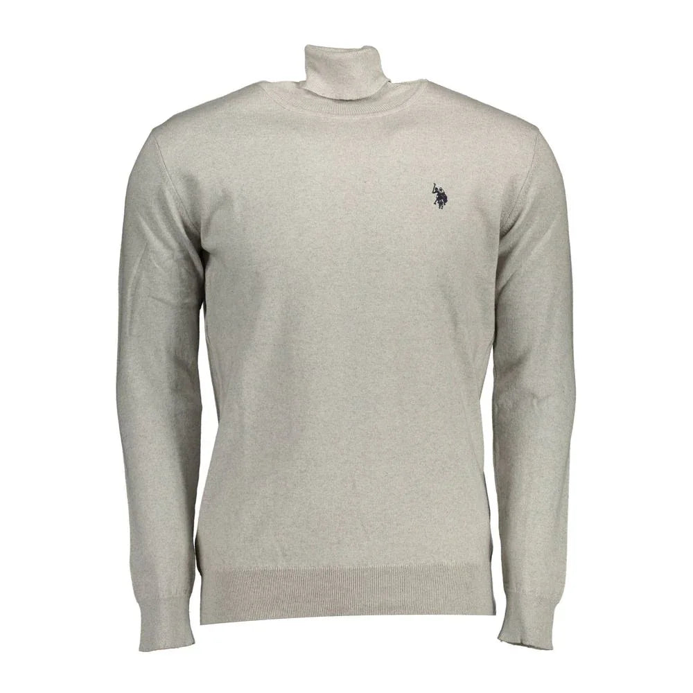 U.S. POLO ASSN. Gray Cotton Men's Sweater - Zeiniez