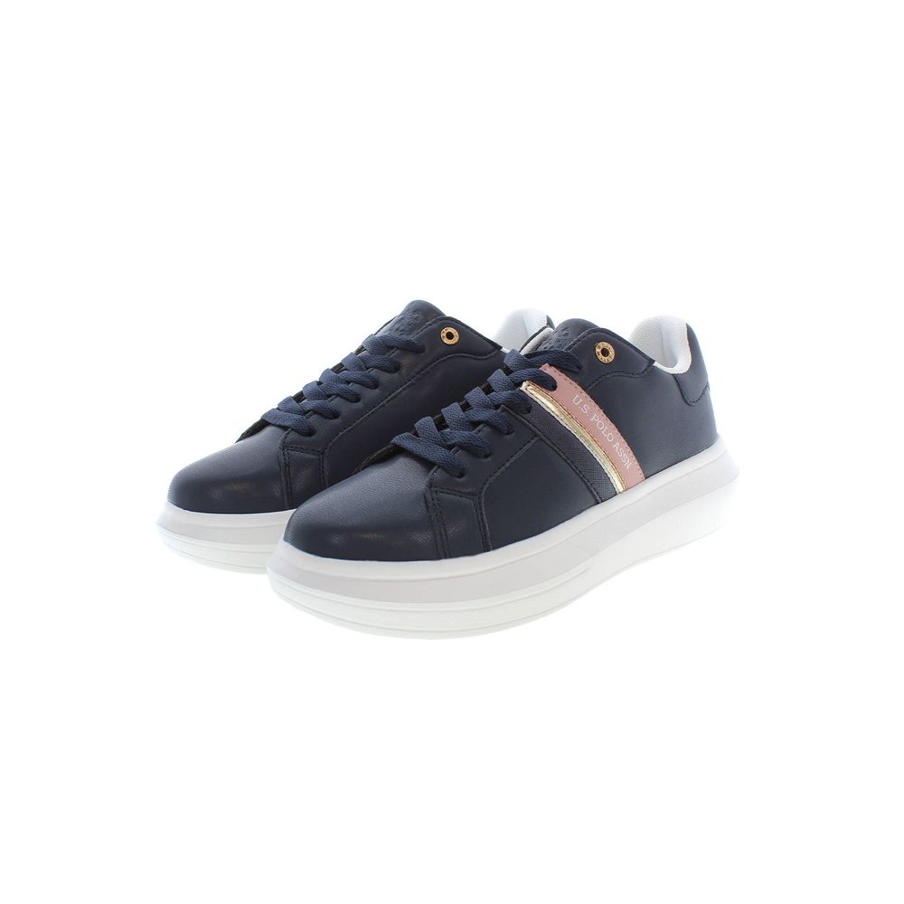 U.S. POLO ASSN. Blue Polyester Women Sneaker - Zeiniez