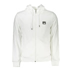 Cavalli Class White Cotton Men's Hooded Sweater - Zeiniez