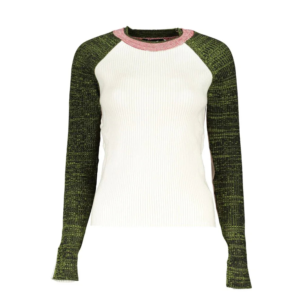 Desigual White Viscose Women Sweater - Zeiniez