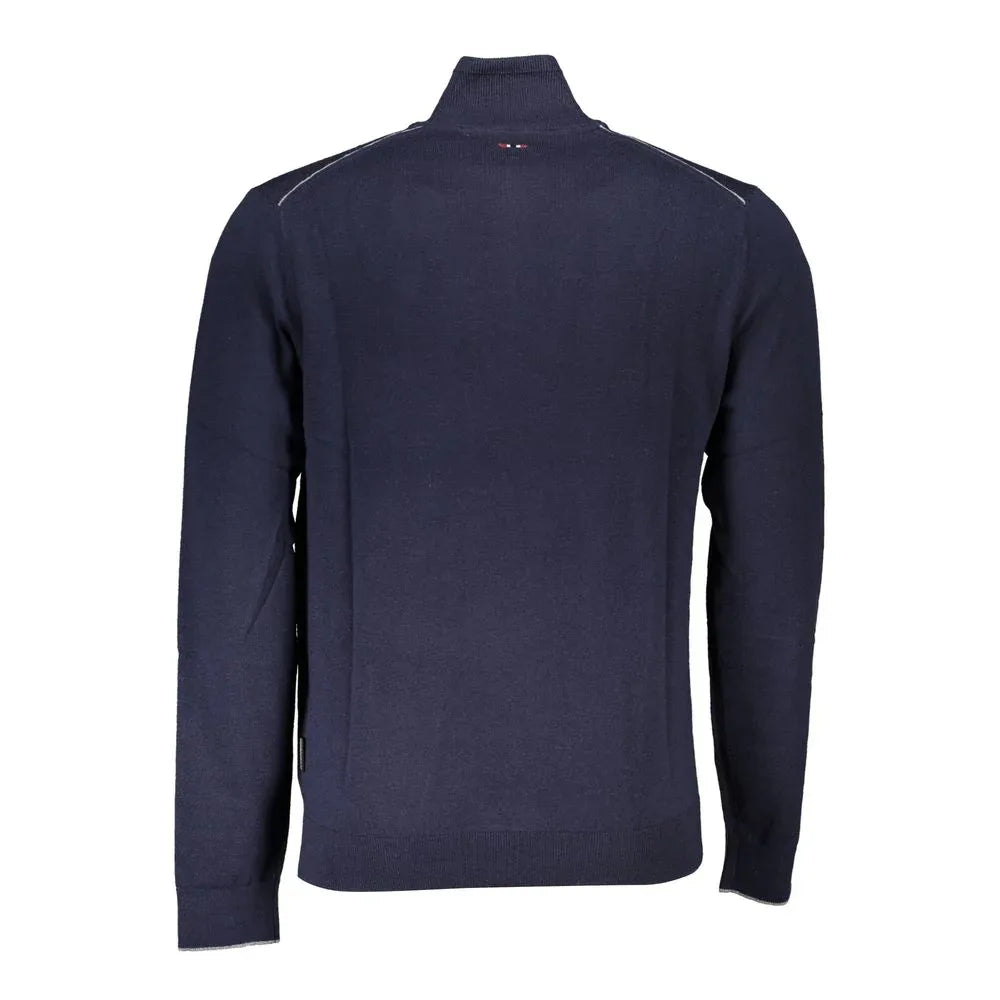 Napapijri Blu Tessuto Mens Sweater - Zeiniez