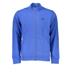 La Martina Blue Cotton Men Sweatshirt - Zeiniez
