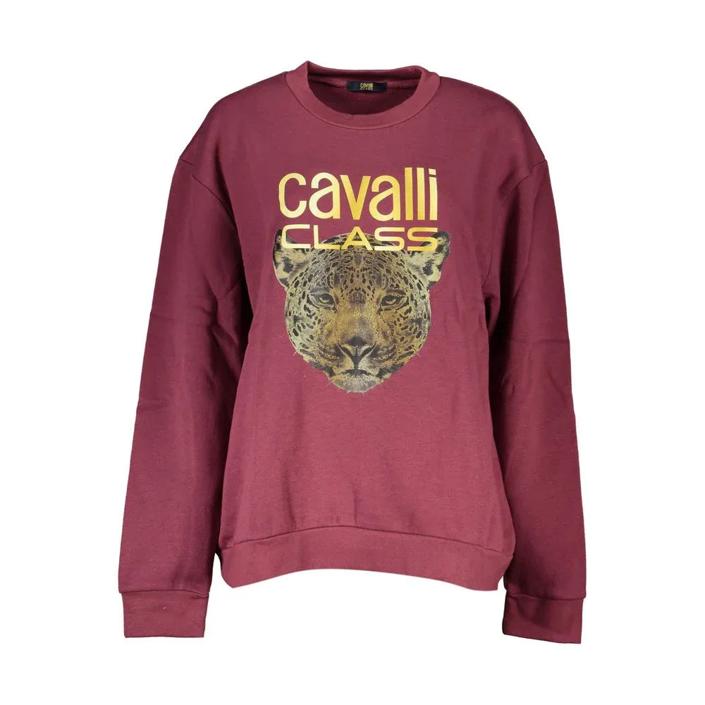 Cavalli Class Purple Cotton Women Sweater - Zeiniez