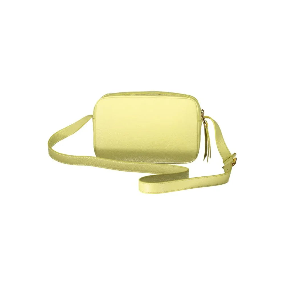 Coccinelle Giallo Leather Women Shoulder Bag - Zeiniez