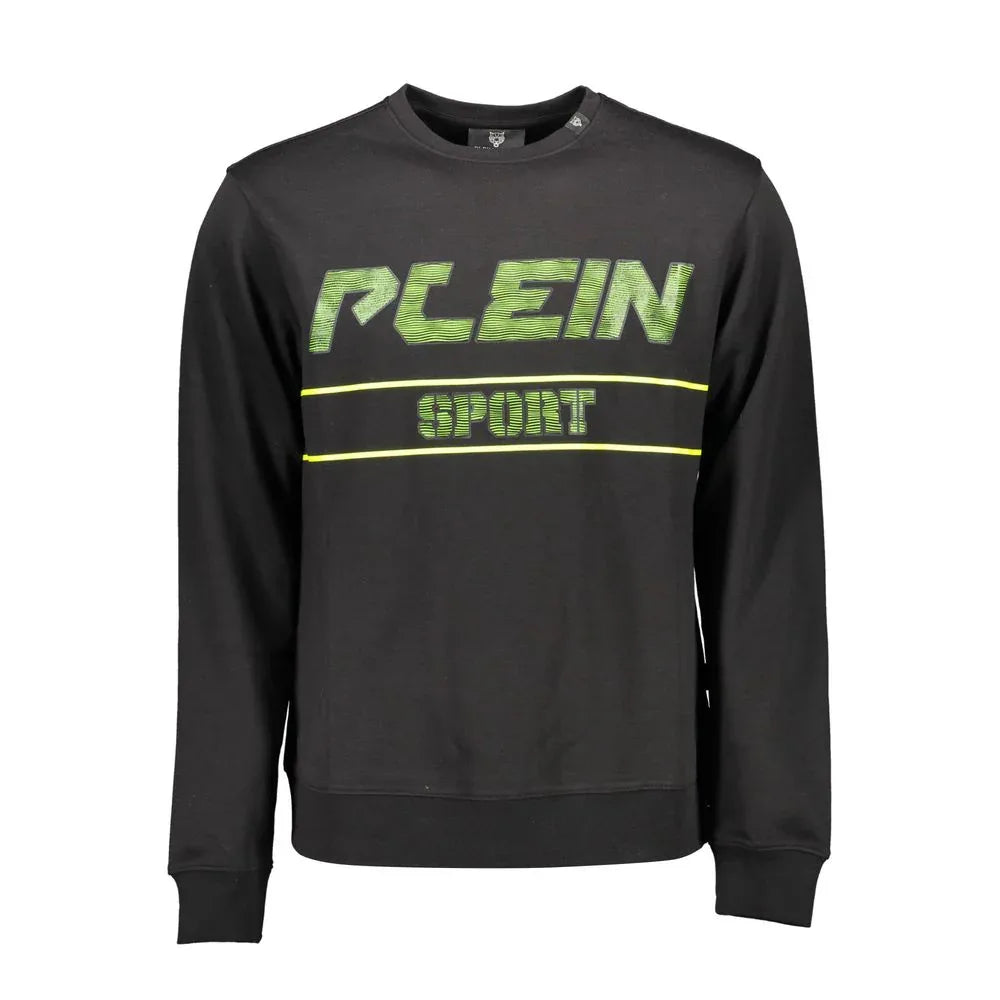 Plein Sport Black Cotton Men Sweater - Zeiniez