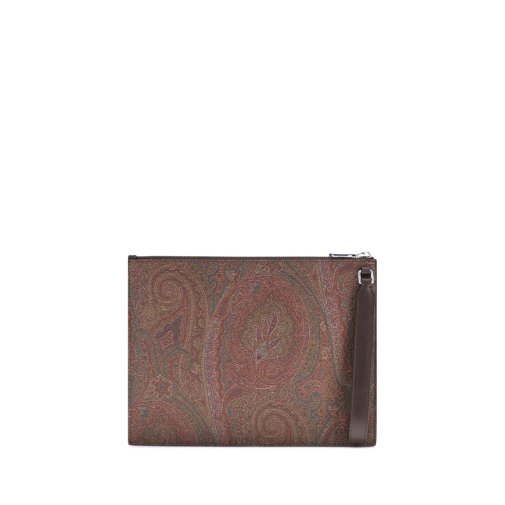 Etro Multicolor Cotton Clutch Bag - Zeiniez