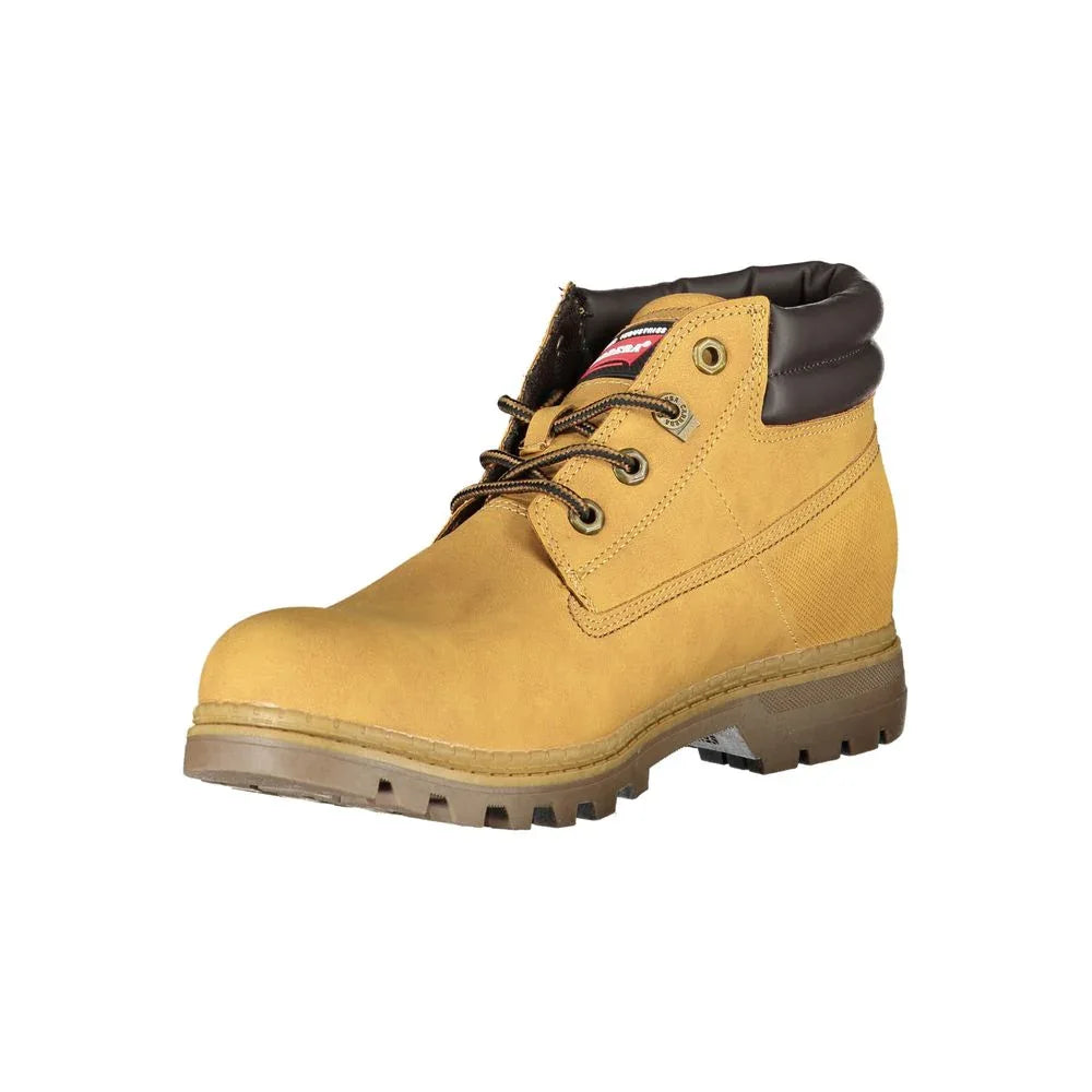 Carrera Giallo Polyurethane Men's Ankle Boot - Zeiniez