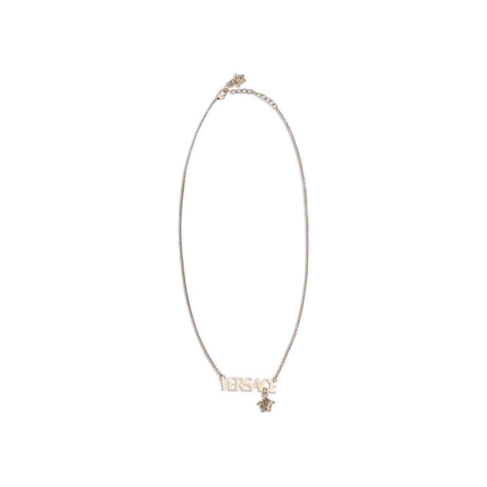 Versace Gold Metal Necklace - Zeiniez