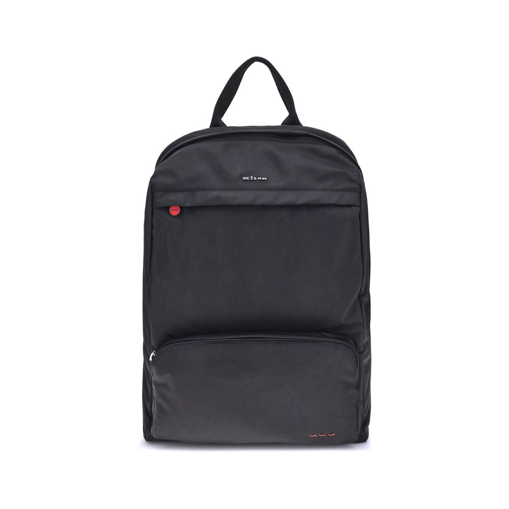 Kiton Black Polyamide Backpack - Zeiniez