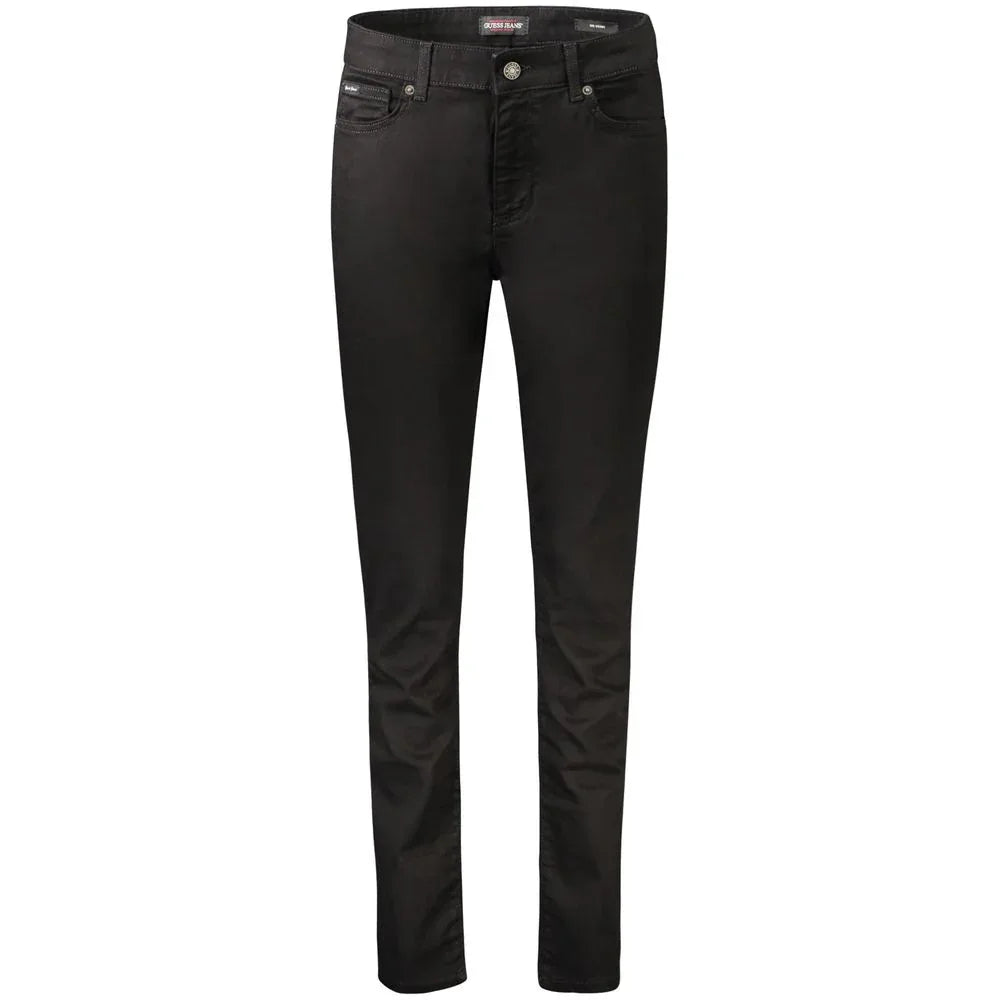 Guess Jeans Nero Cotton Women's Skinny Jean - Zeiniez