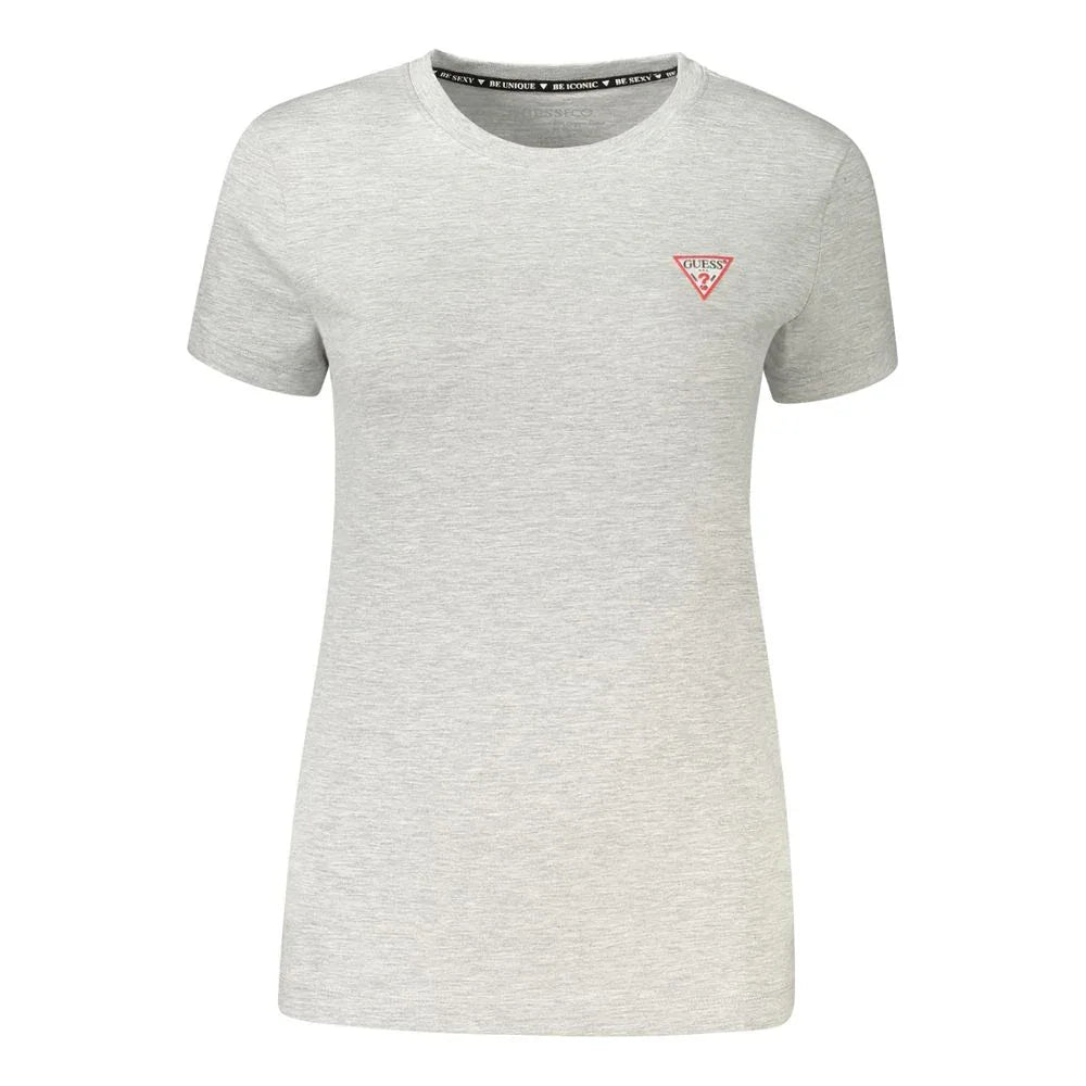Guess Jeans Grigio Organic Cotton Women T-Shirt - Zeiniez