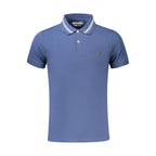 Guess Jeans Blu Cotton Men Polo - Zeiniez