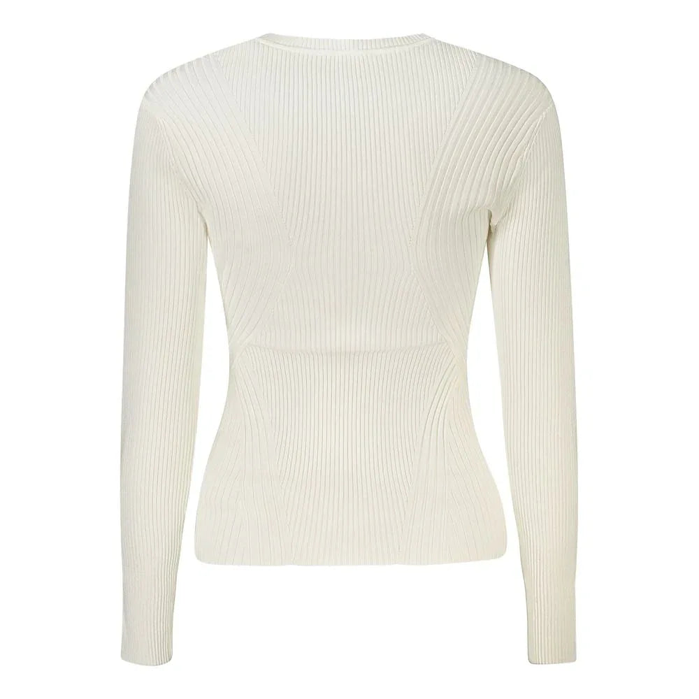 Guess Jeans Bianco Viscosa Women Sweater - Zeiniez