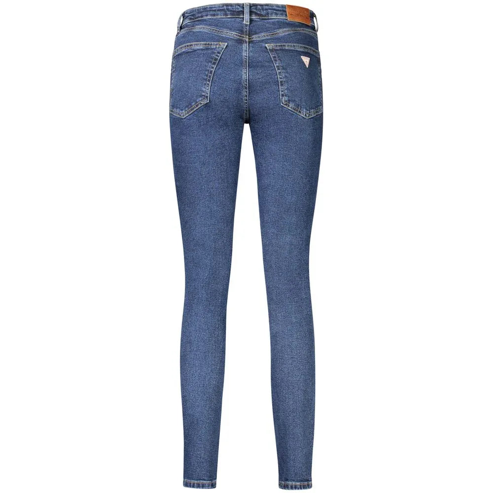 Guess Jeans Blu Cotton Women's Skinny Jean - Zeiniez