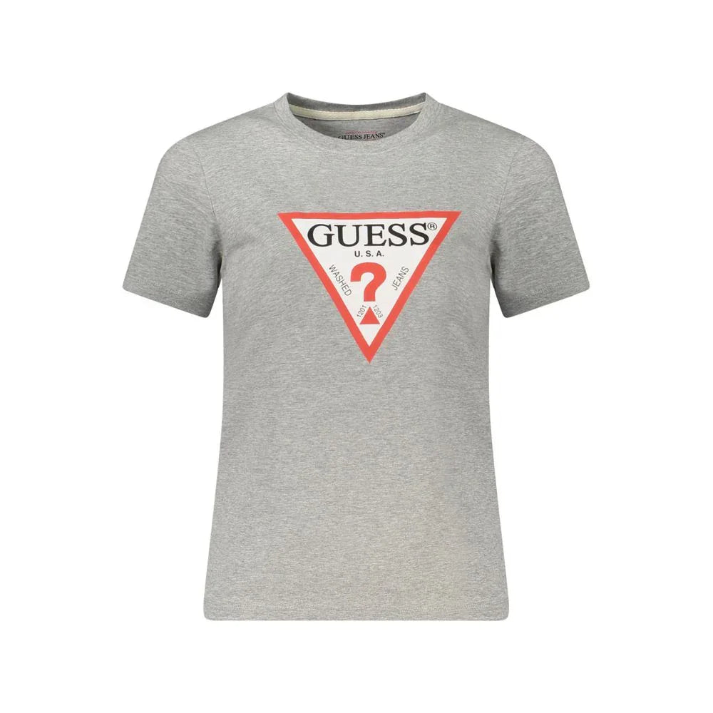 Guess Jeans Grigio Cotton Women T-Shirt - Zeiniez