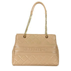 Mario Valentino Beige Polyurethane Women Handbag - Zeiniez