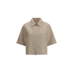 Fendi Beige Cotton Denim Jacket