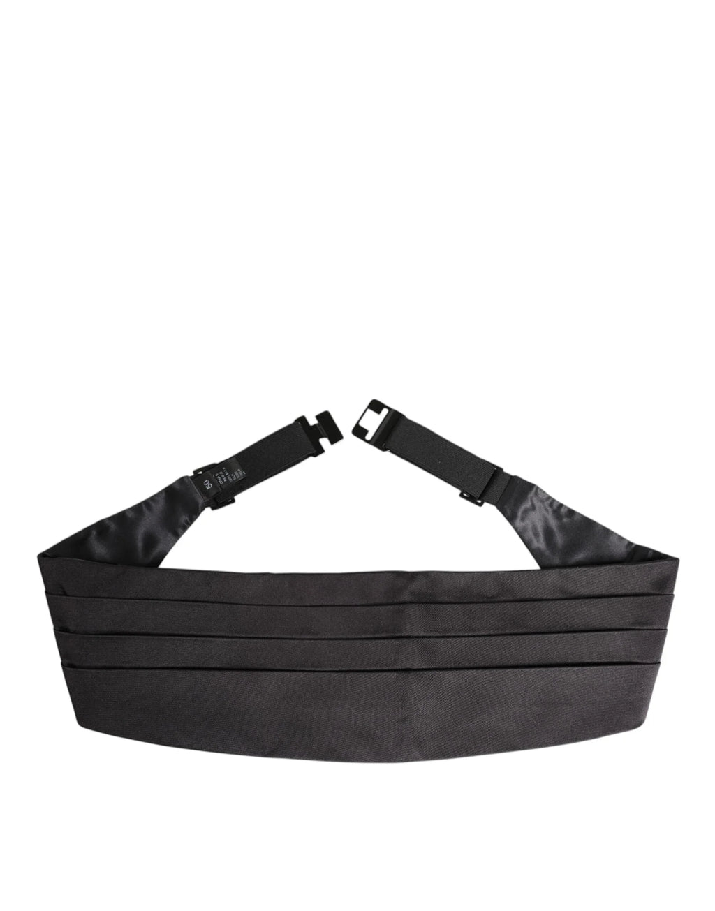 Dolce & Gabbana Black Men 100% Silk Belt Wide Waist Cummerbund - Zeiniez