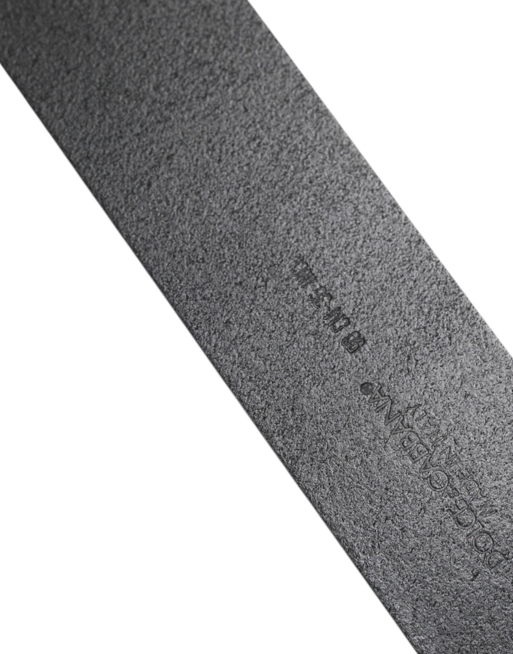 Dolce & Gabbana Black Leather Classic Metal Buckle Belt - Zeiniez