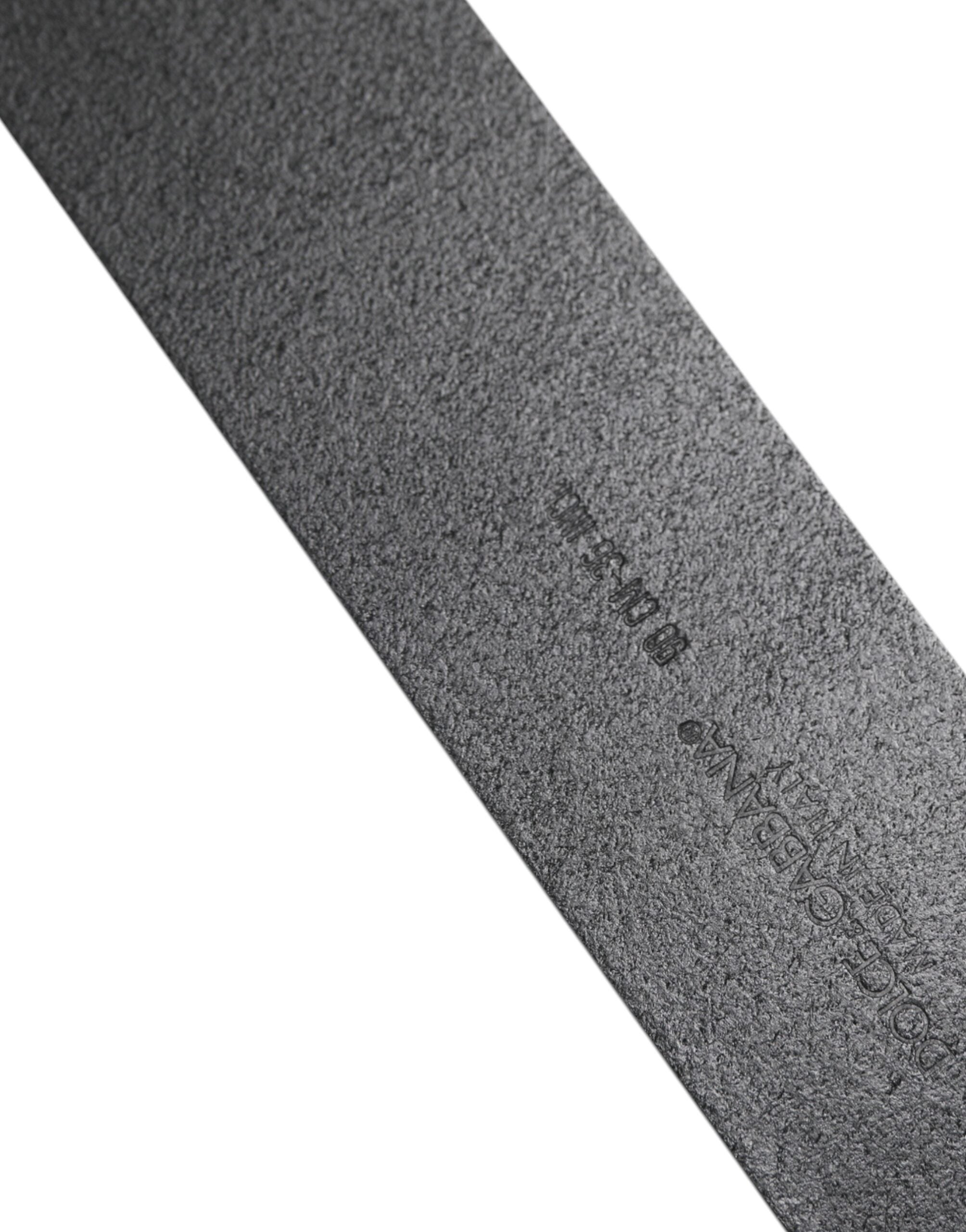 Dolce & Gabbana Black Leather Classic Metal Buckle Belt - Zeiniez