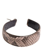 Dolce & Gabbana Brown Exotic Leather Handbag Accessory Shoulder Strap