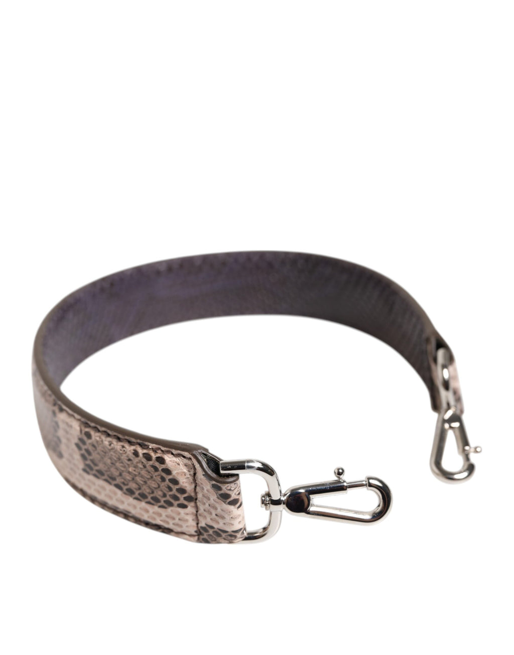 Dolce & Gabbana Beige Exotic Leather Handbag Accessory Shoulder Strap