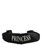 Dolce & Gabbana Black Princess Fantasy Braided Waist Belt - Zeiniez