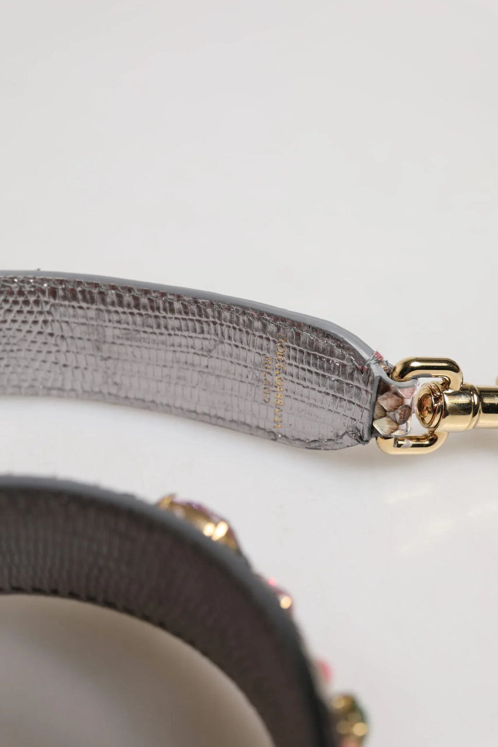 Dolce & Gabbana Multicolor Embellished Handbag Shoulder Strap - Zeiniez