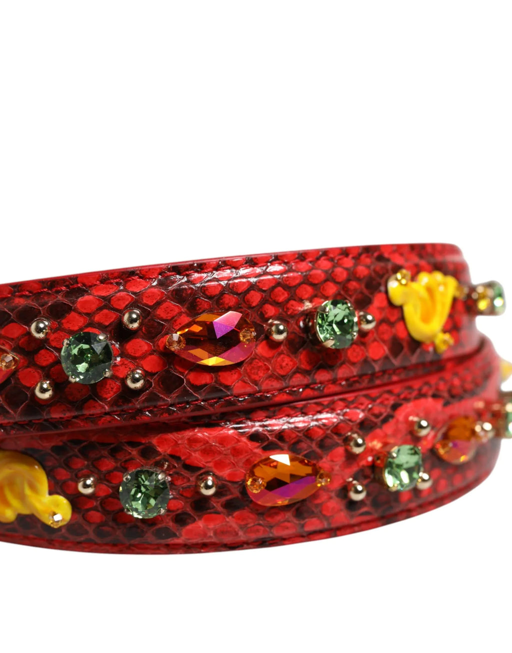 Dolce & Gabbana Multicolor Embellished Handbag Accessory Shoulder Strap - Zeiniez