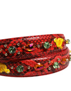 Dolce & Gabbana Multicolor Embellished Handbag Accessory Shoulder Strap - Zeiniez