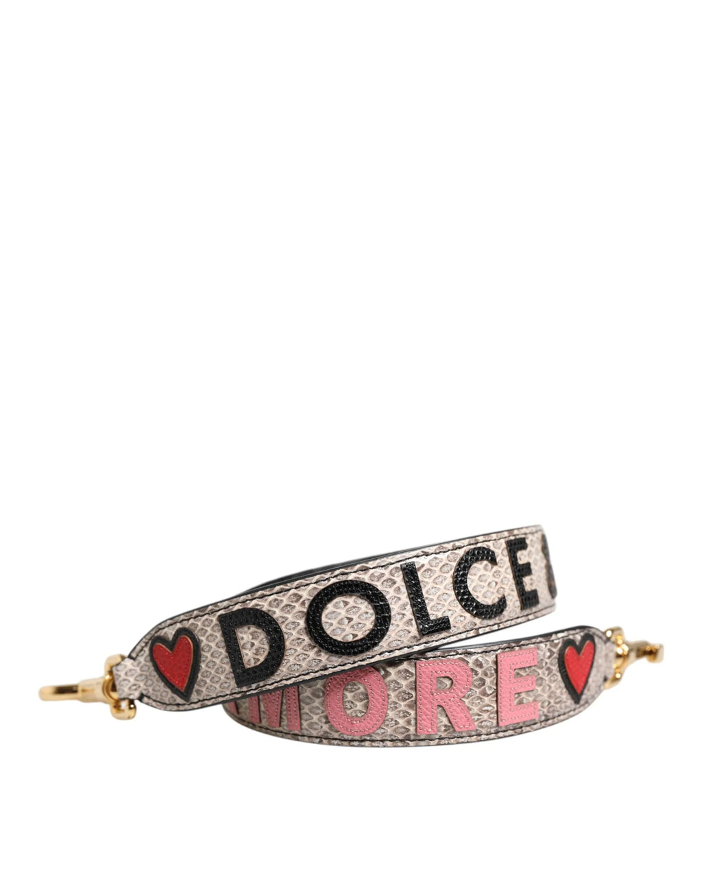 Dolce & Gabbana Multicolor DG AMORE Patch Bag Accessory Shoulder Strap - Zeiniez