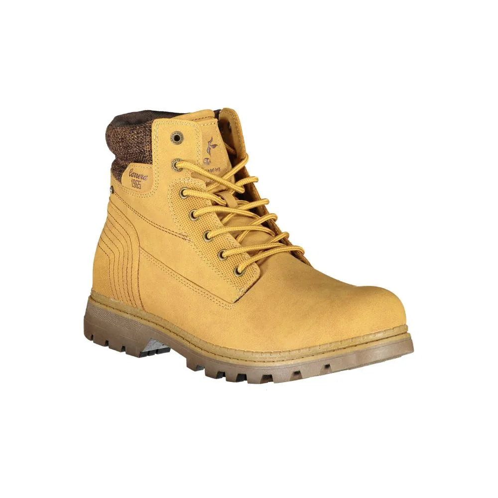 Carrera Giallo Poliestere Mens Stivaletto - Zeiniez