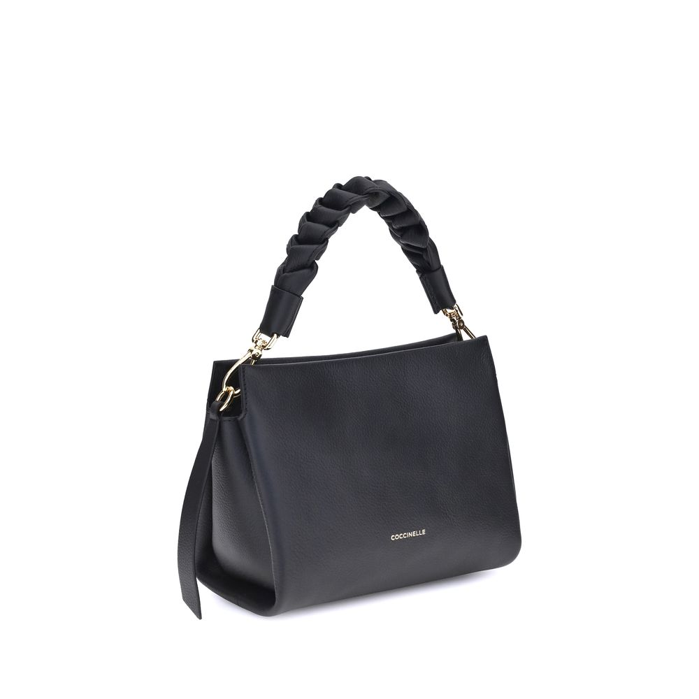 Coccinelle Black Calf Leather Bos Taurus Handbag - Zeiniez