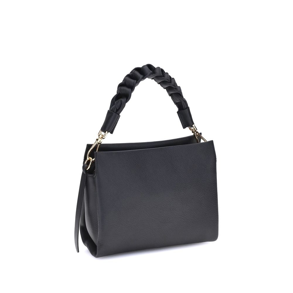 Coccinelle Black Calf Leather Bos Taurus Handbag - Zeiniez